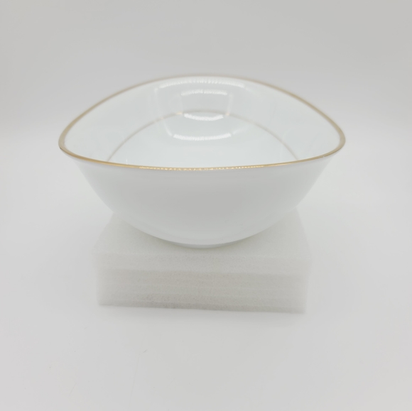 Vintage Princess House Princess Heritage Vegetable Serving Bowl  Oval Gold Rim - Picture 4 of 5